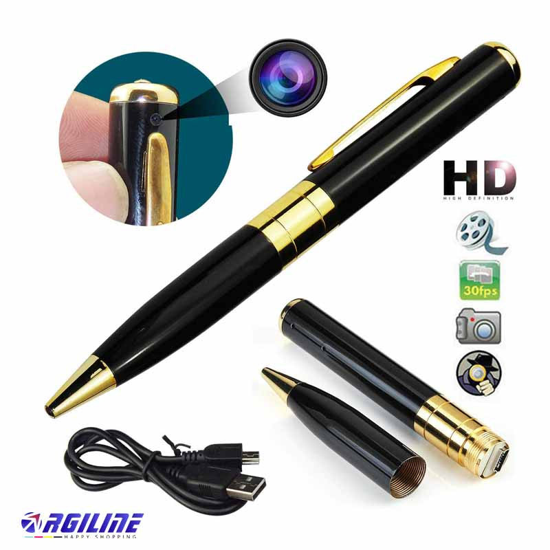 Point Zero 720p HD Hidden Spy Mini Camera Monitoring Without WIFI Pen Security Camera (NO GB, 1 Channel)