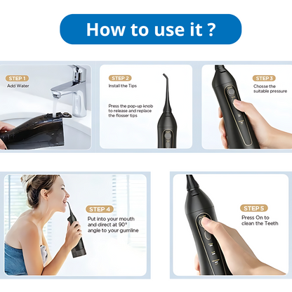 HEALIX | Water Flosser for perfect oral hygiene