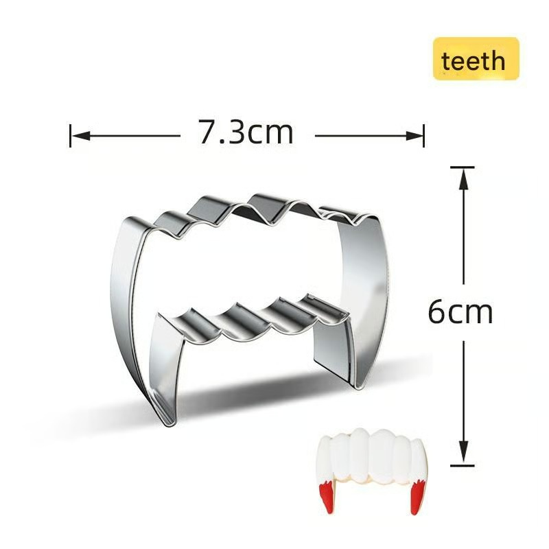 Halloween Pumpkin & Cookie Moulds – 7-Piece Stainless Steel Set