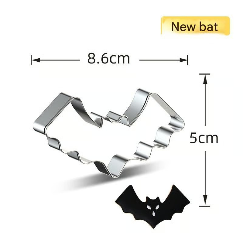Halloween Pumpkin & Cookie Moulds – 7-Piece Stainless Steel Set
