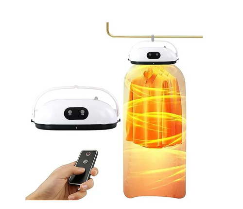 OIDIRE Fully Automatic Hanging Portable cloth dryer,Dual mode gentle drying of various clothes materials,Easy storage ,Travel friendly ,Clothes wrinkle removal