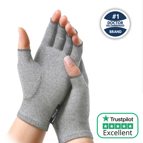 HEALIX | Premium Bamboo Gloves - Easy Hand Pain Relief in Minutes