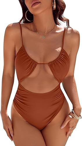 Shesways® Chic Cut-Out Tummy Control Swimsuit