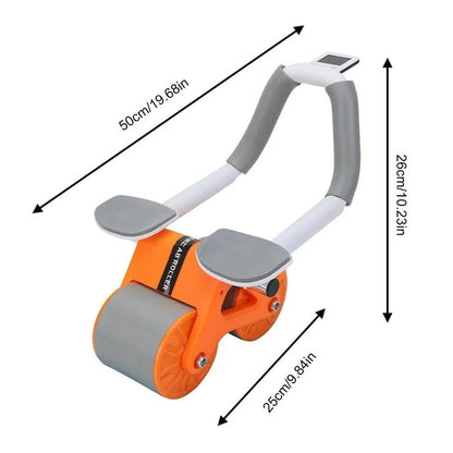 Click to open expanded view        Asterin sales Ab Roller Wheel Exercise with Elbow Support, Automatic Rebound Abdominal Wheel,Double Wheel Ab Roller Equipment for Core Workout for Home Gym Fitness, Yoga & Pilates Exercises