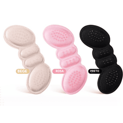 Protetor de Calcanhar Antideslizante com Silicone – Alívio Imediato em Qualquer Sapato