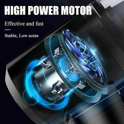 Eloxee 3IN1 Portable Car Vacuum Cleaner with Blower | USB Rechargeable Wireless Handheld Car Vacuum Cleaner Traveling, Camping Reusable,Portable,Rechargeable (3 in 1 CAR Vacuum)