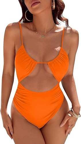 Shesways® Chic Cut-Out Tummy Control Swimsuit