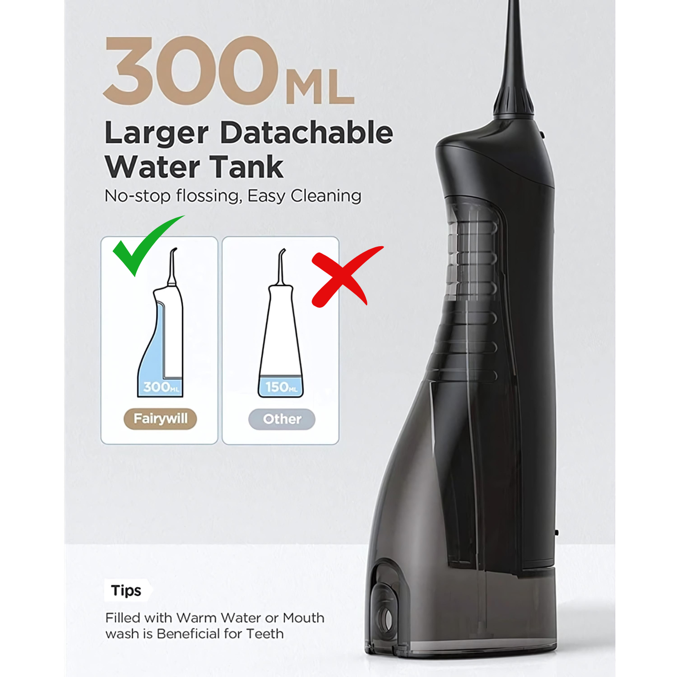 HEALIX | Water Flosser for perfect oral hygiene