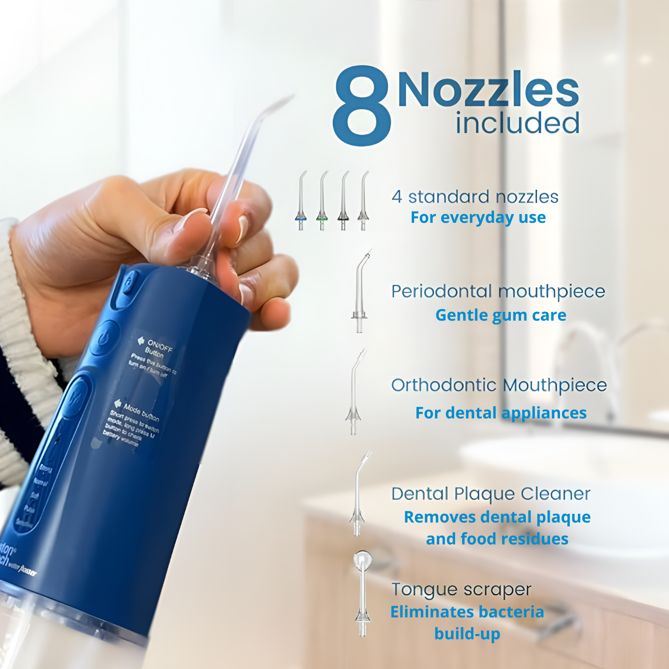 HEALIX | Water Flosser for perfect oral hygiene