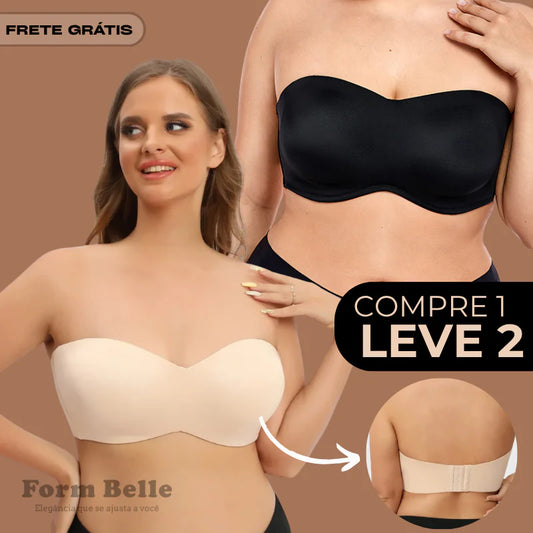 Sutiã Sync Comfort Sem Alças - Sustentação e Conforto [COMPRE 1 LEVE 2] + BRINDES