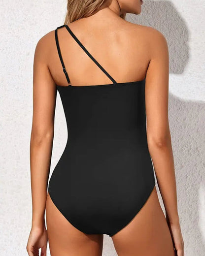 Shesways® Sculpting One-Shoulder Bathing Suit
